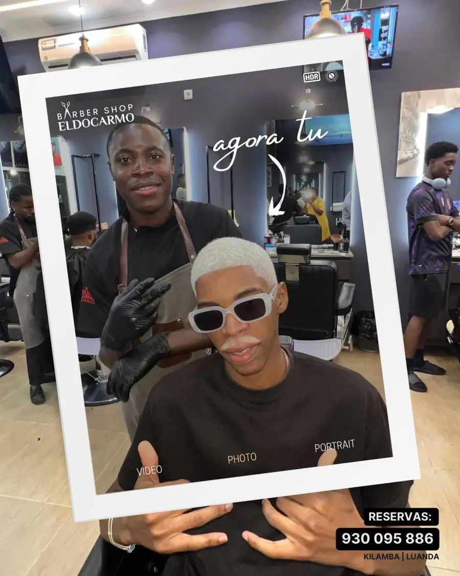 Cliente e barbeiro — agora tu